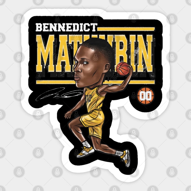 Bennedict Mathurin Indiana Cartoon Sticker by danlintonpro